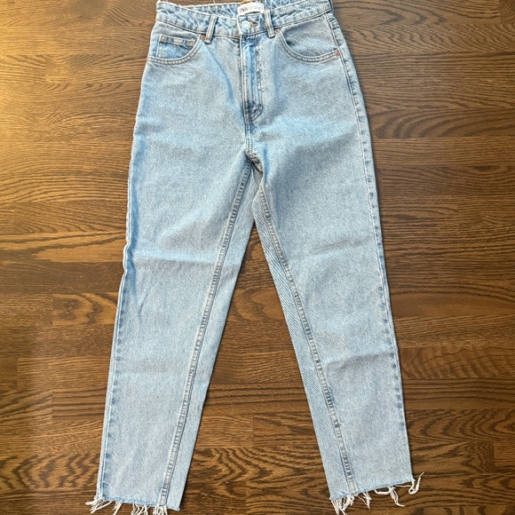 ZARA Women's Denim Jeans USA 2 EUR 34 - Picture 1 of 5
